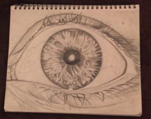 Elizabeth S' drawing of Eye