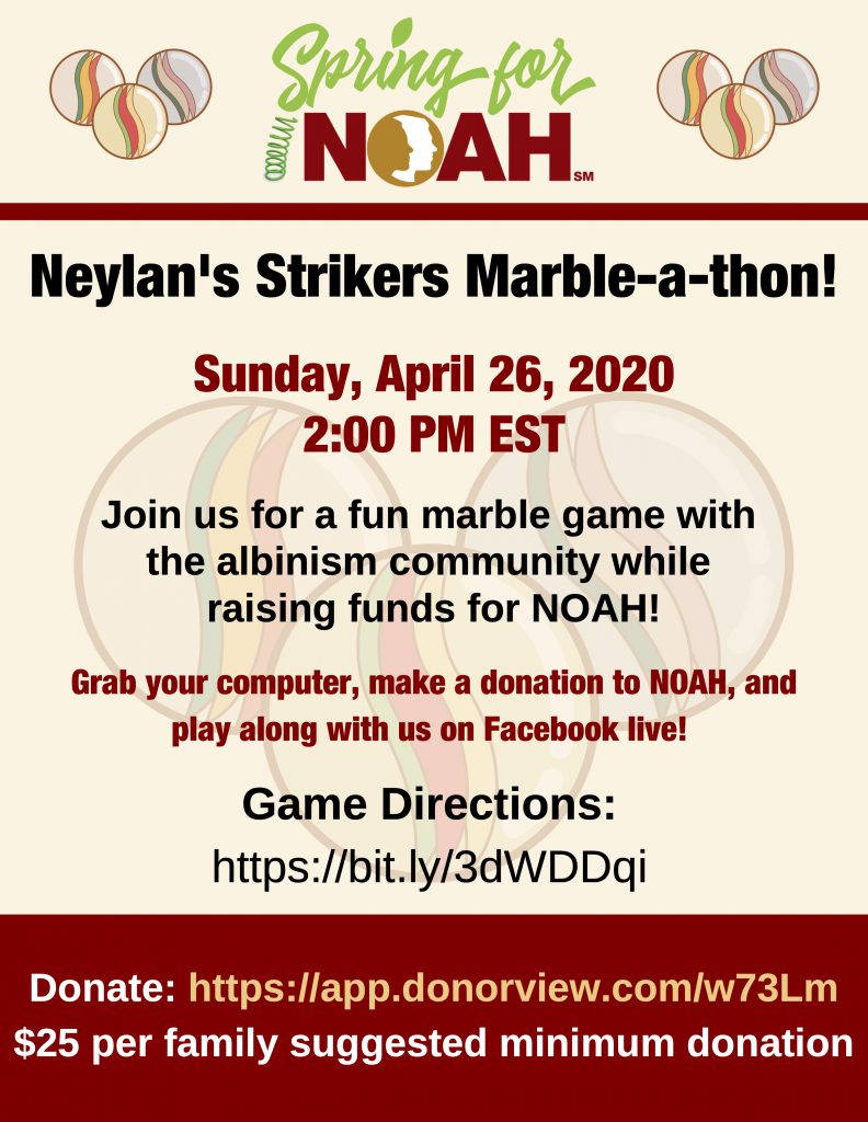 Neylan's Strikers Marble-a-thon!