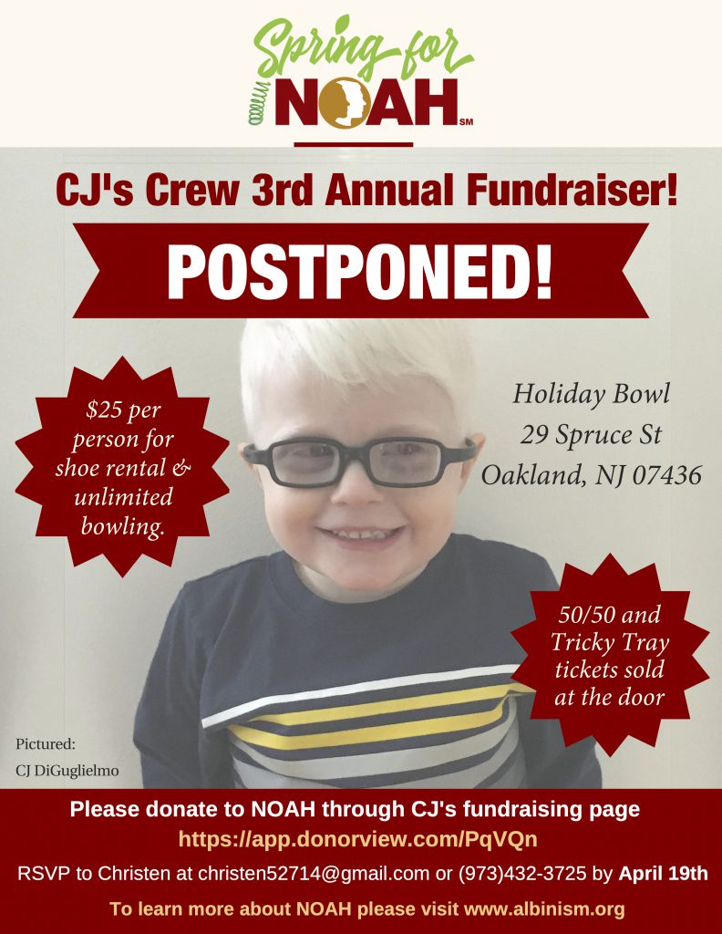 CJ's Crew 3rd Annual Fundraiser POSTPONED!