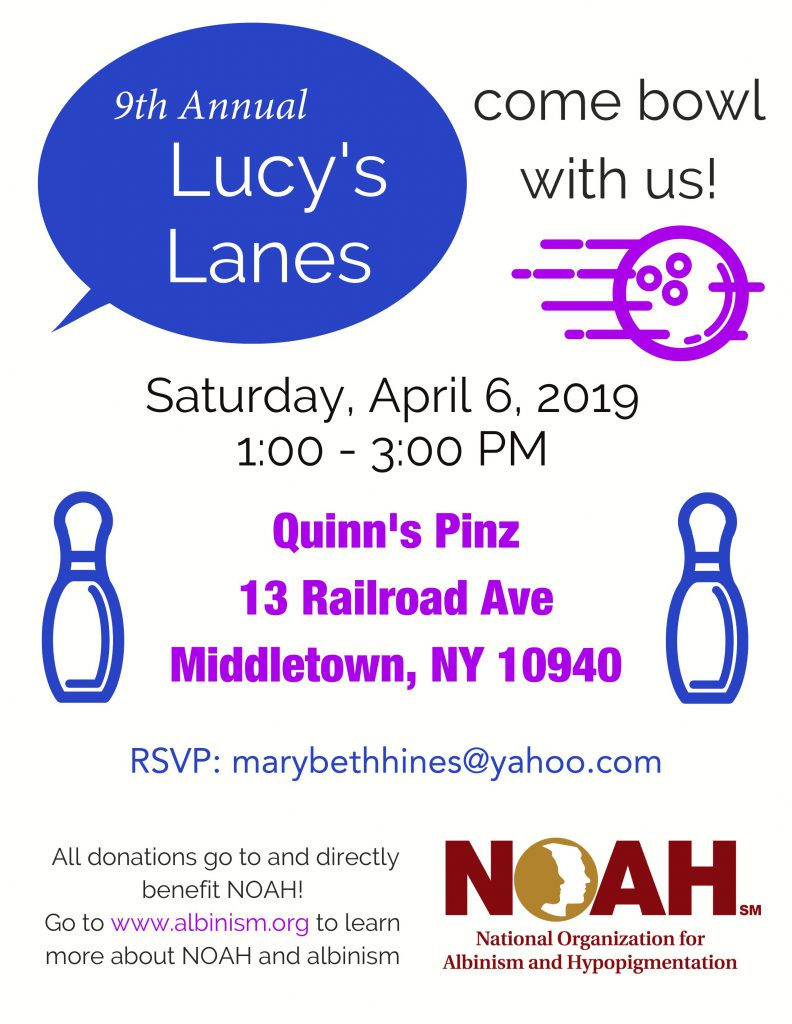 Lucy's Lanes Bowl-a-thon Flyer