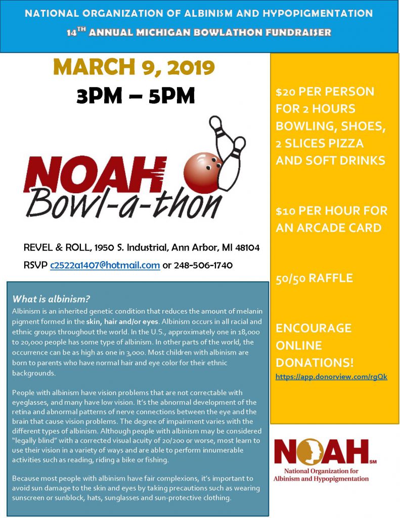 Michigan NOAH Bowl-a-thon