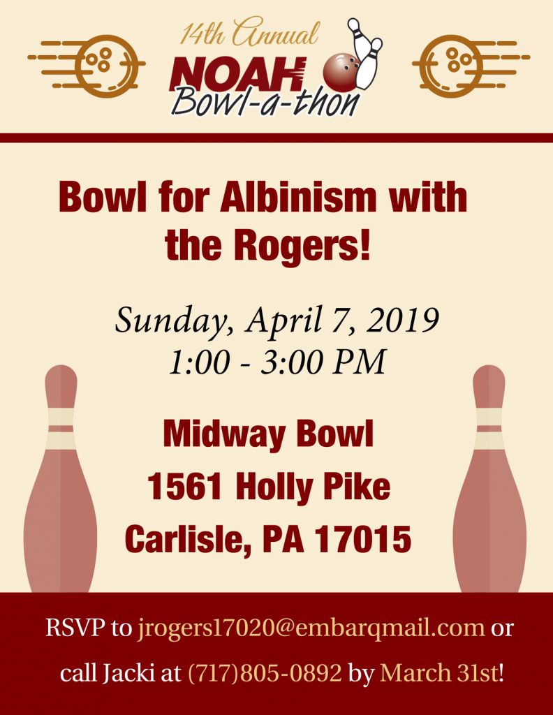 Bowl for Albinism with the Rogers Flyer