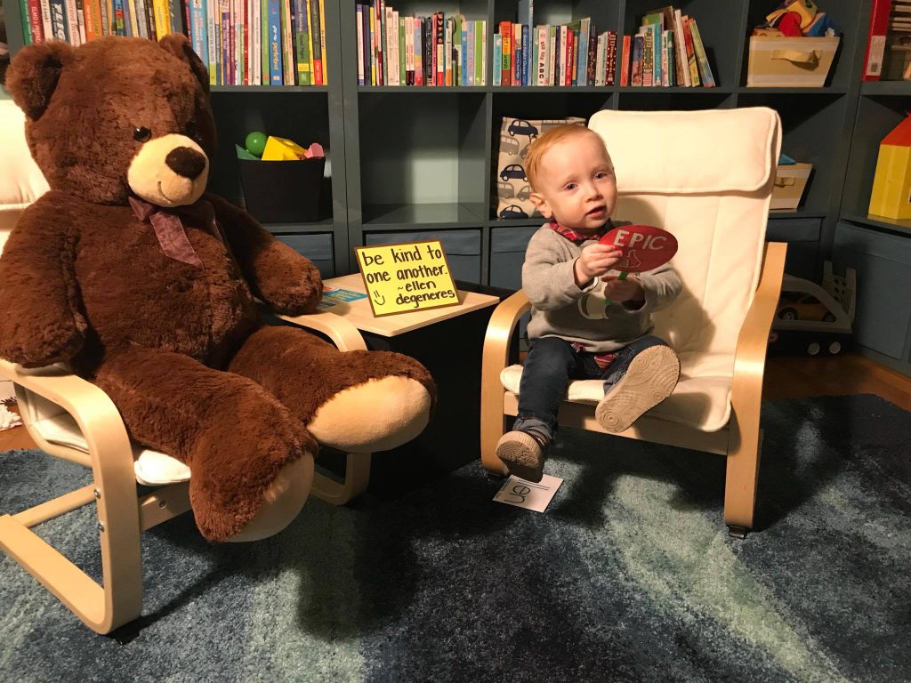 NOAH member Declan in his halloween costume