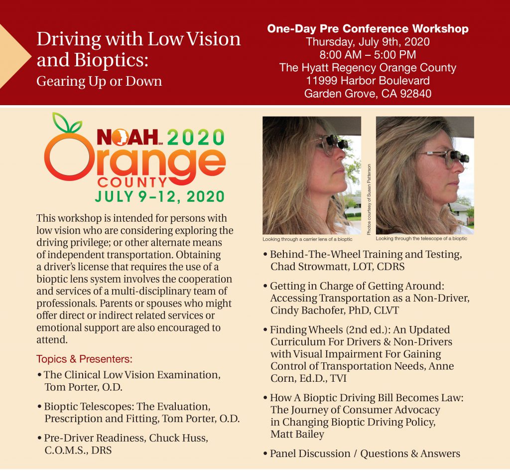 Low Vision Driving Workshop